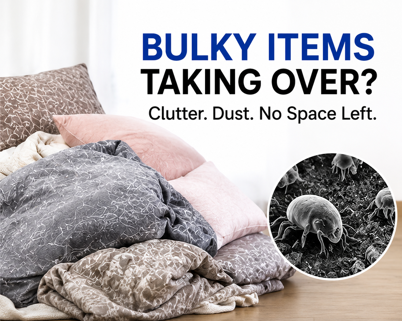 Premium Vacuum Storage Bags (Pack of 5) - 60% OFF Today!